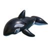 Huge Whale Water Park Inflatable Floater Wholesale Surfing Whale Ride-on Adult Inflatable Float Black Pvc 193*119cm