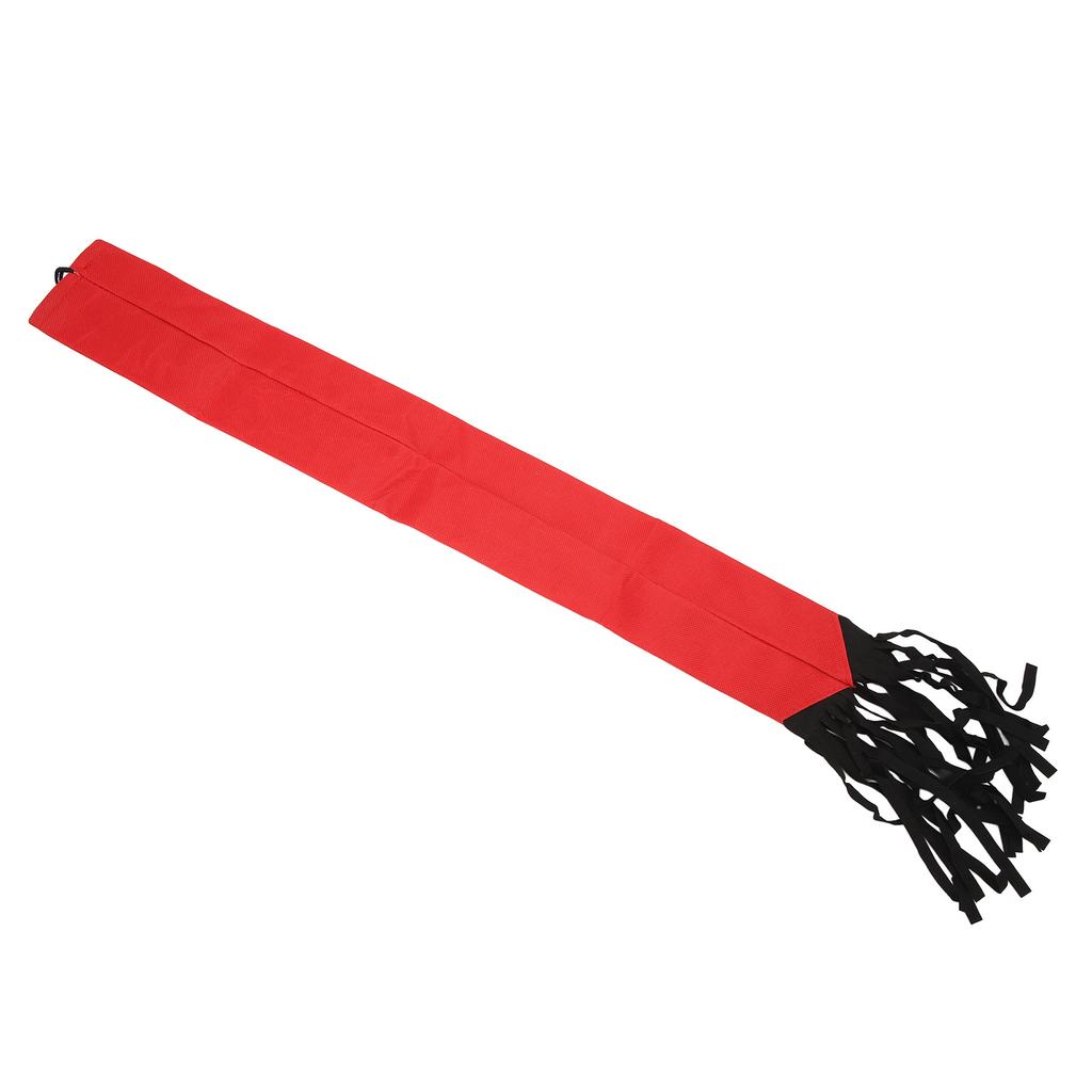 Horse Tail Bag Nonwoven Fabric Waterproof Breathable Horse Tail Protector Guard with Fringe Red