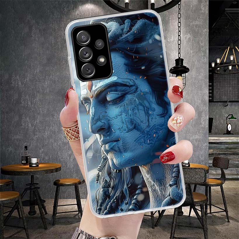 Lord Shiva Hindu God Buddha India Soft Phone Case For Samsung Galaxy S22 S23 S24 S25 Edge S26 Ultra S20 FE S21 Plus + Fundas Coq