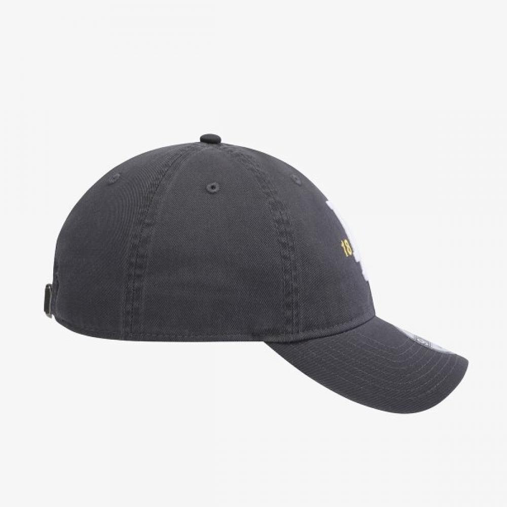 New Era La Dodgers Ear Number Unstructured Ballcap Dark Graphite 15206354