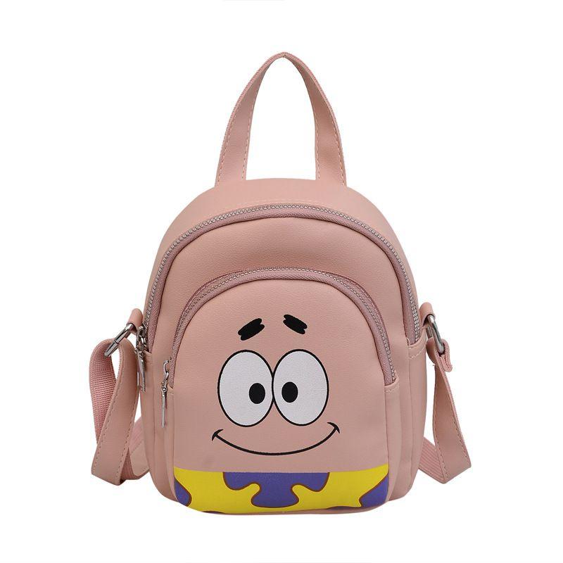 Spongebob Squarepants Patrick Star Kids Shoulder Bag Cute Cartoon Printed School Backpack PatrickStar