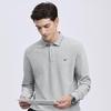 Septwolves Men's Long-Sleeve Pure Cotton Polo Shirt