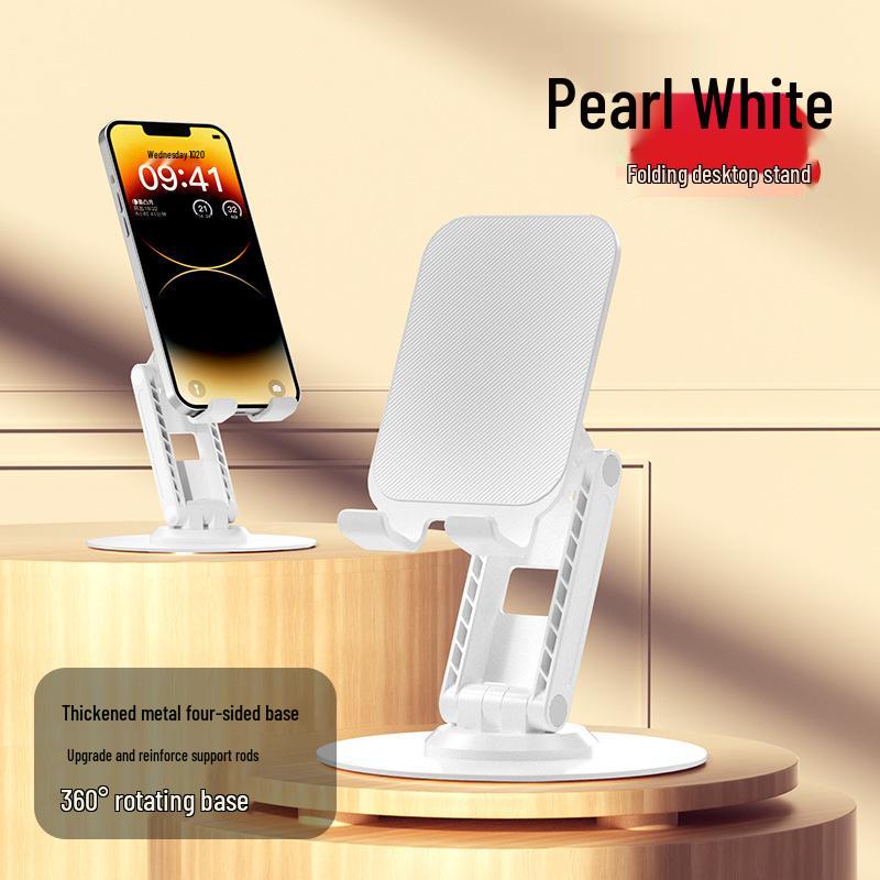 All-Metal Folding Rotating Phone & Tablet Stand for Home Office Corporate Gifts