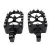 Motorcycle 360° Rotatable Wide Fat Foot Pegs For Harley Dyna Fat Bob Softail Sportster Street Bob Moto CNC Footpegs Pedal Parts