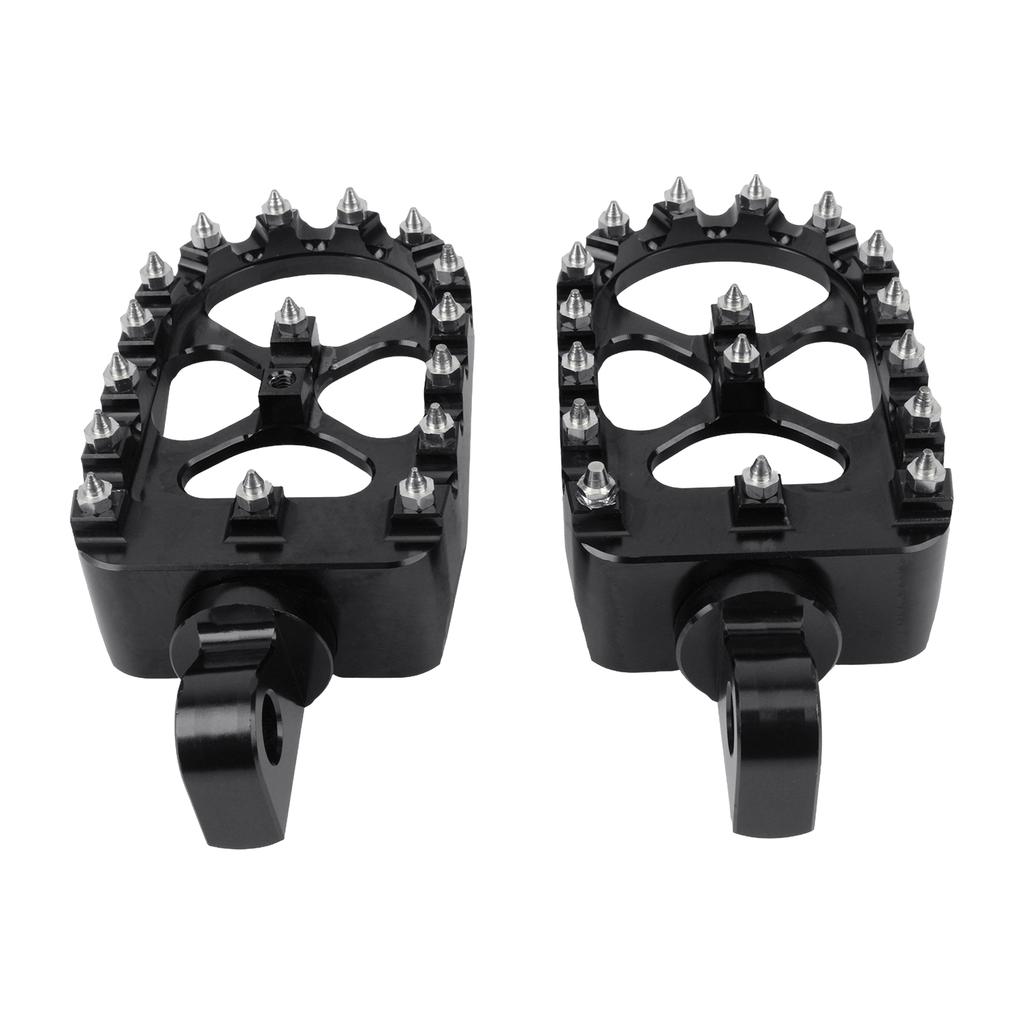 Motorcycle 360° Rotatable Wide Fat Foot Pegs For Harley Dyna Fat Bob Softail Sportster Street Bob Moto CNC Footpegs Pedal Parts