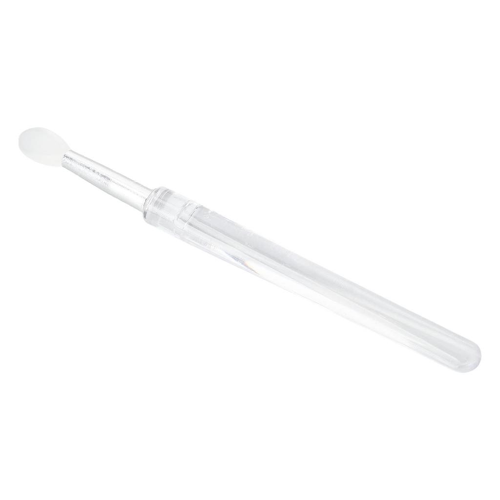 10pcs Nail Art Silicone Stick Reusable Uniform Attach Mirror Effect Powder Smudge Stick with Cover