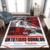 Cristiano Ronaldo (28) Customize Your Name Carpet Suitable for Balcony Dormitory Playrooms Dining Room Anti-slip Rug Office Home Decor