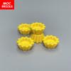 Non-Toxic 10Pcs/Lot Moc Bricks Utensil Cup Tray Cakes Food Accessories Action Figure Building Blocks Assemble Children'S Toys