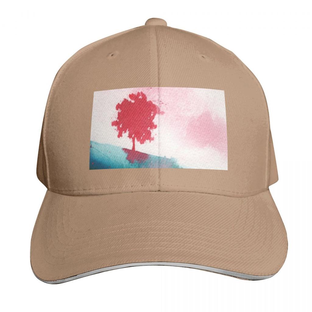 Pink tree prairie Baseball Cap Luxury Unisex cap luxury caps hats on offer F Boy Womens