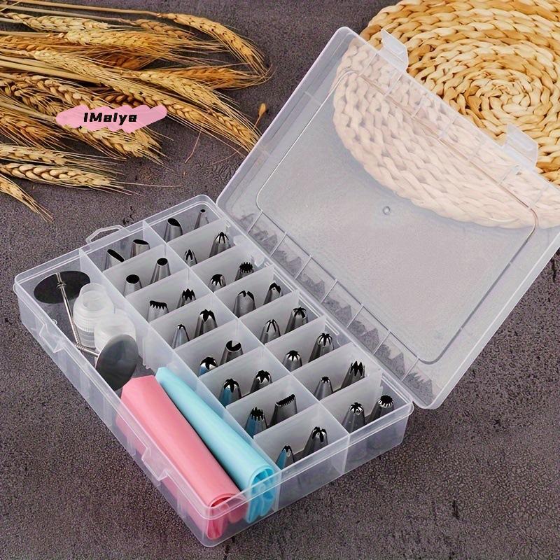 38Pcs Cake Decorating Tools Set Stainless Steel Icing Cream Piping Nozzle Tips Confectionery Pastry Bags for Cake Decoration