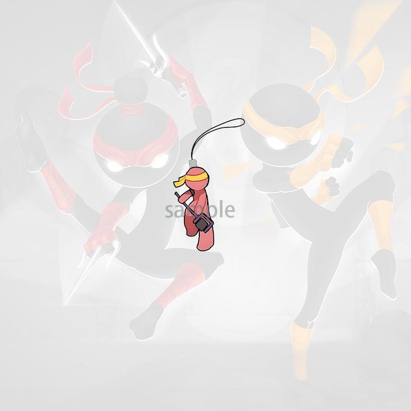 Přívěsek Chai Stickman: Fanouškovský mobilní přívěsek Alan Becker pro studenty