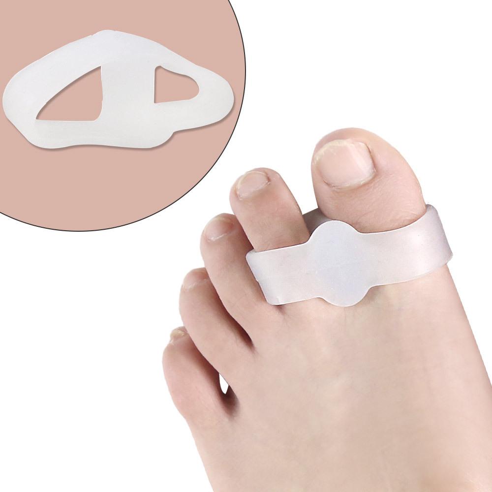 Double Ring Toe Separator: Day & Night Bunion Corrector for Overlapping Toes