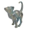 Resin Cat Statue Cute Small Cat Figurine Indoor Outdoor Ornament for Home Yard Lawn Porch Decoration