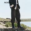 MO&Co. Cotton Workwear Curved Leg Pants