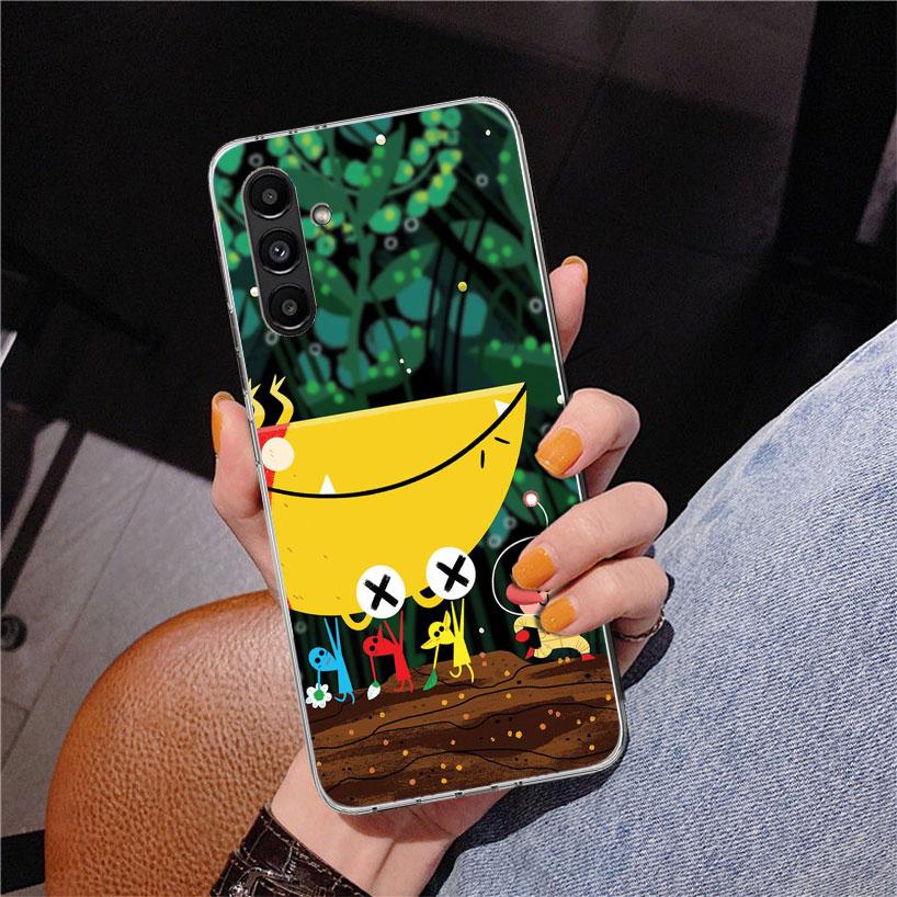 Game P-PikminS 4 Phone Case For Samsung Galaxy A17 A16 A15 A14 A13 A57 A56 A55 A54 A53 A37 A36 A35 A34 A33 A26 A25 A24 A23 Galax