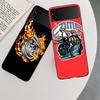 Car Parts Auto Mechanic Phone Case For Samsung Z Flip 7 6 5G Galaxy Z Flip 5 4 3 Black Hard Cell Cover Luxury PC Shell Coque