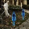 Easy Installation Scary Statue Yard Sign Waterproof Iron Halloween Stake For Outdoor Grave Decoration Displays