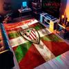Athletic Club Logo Teppich für Wohnzimmer Schlafzimmer Zuhause Sofadekoration, rutschfeste Bodenmatte für Kinder zum Spielen