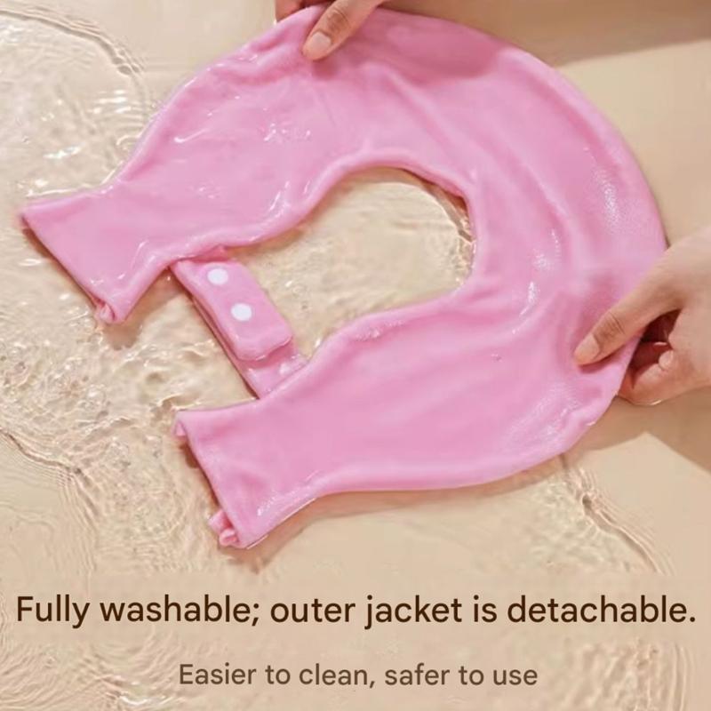U Shaped Neck Shoulder Heating Pad Hot Water Bag Throw Pillow Cushion Portable Design