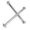 2pcs RC Drive Shaft Precise Control Low Noise Powerful Iron Drive Shaft Dogbone Parts for WLtoys 124008 124010 Remote
