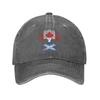 Canadian Grown with Scottish Roots Canada Scotland Flag Tree Casual Baseball Cap For Unisex Men Summer  Tennis Skate Trucker Hat