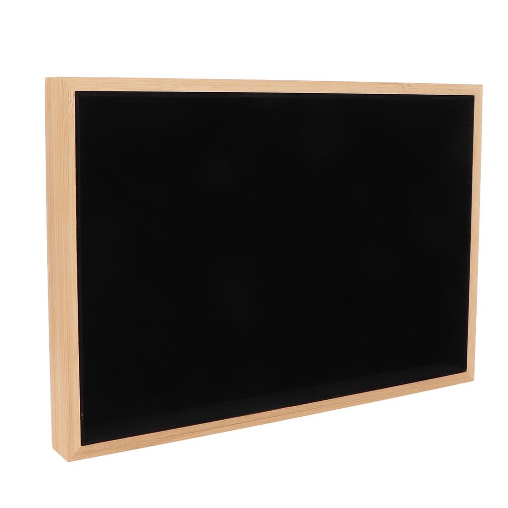 Bandeja de Madera para Joyas Clásica Elegante Resistente a los Arañazos Bandejas Multiusos para Exhibir Joyas para Pendientes