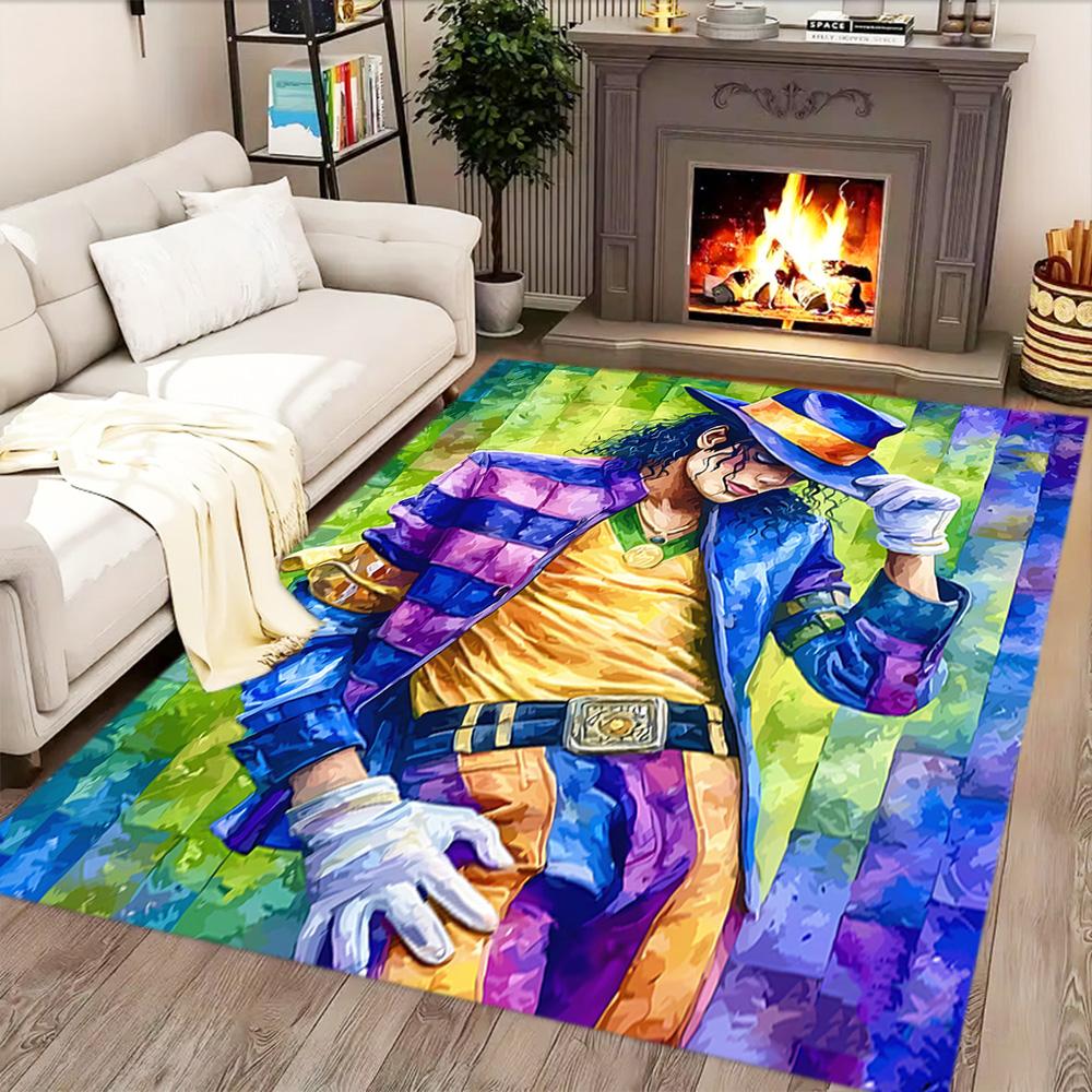 Michael Jackson Dance Icon Rug for Living Rooms, Bedrooms, Home Décor, and As Gifts.