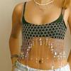 Trendy Tassels Chain Holidays Jewelry Party Body Chain Tassels Accessories Suitable for Beach Days and Party Nights