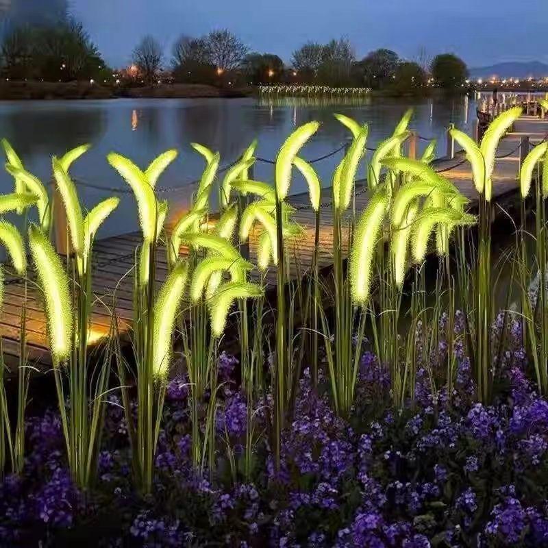 Crossled Outdoor Solar Dandelion Stake: Colorful Garden Atmosphere Light