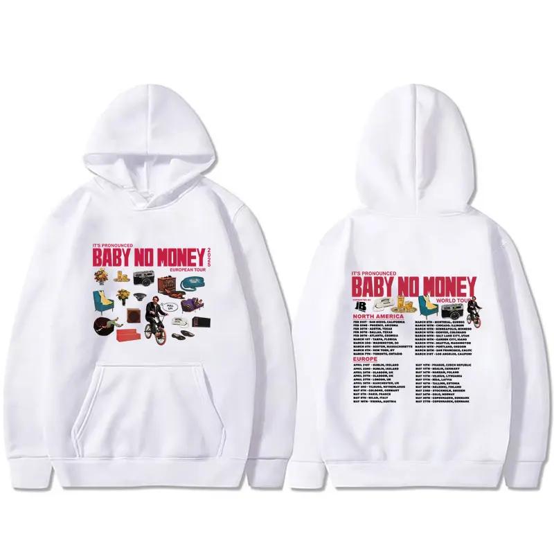 Bbno$ It's Pronounced Baby No Money European Tour 2025 Hoodie Men Women Hip Hop Fashion Oversized Pullover Male Vintage Hoodies