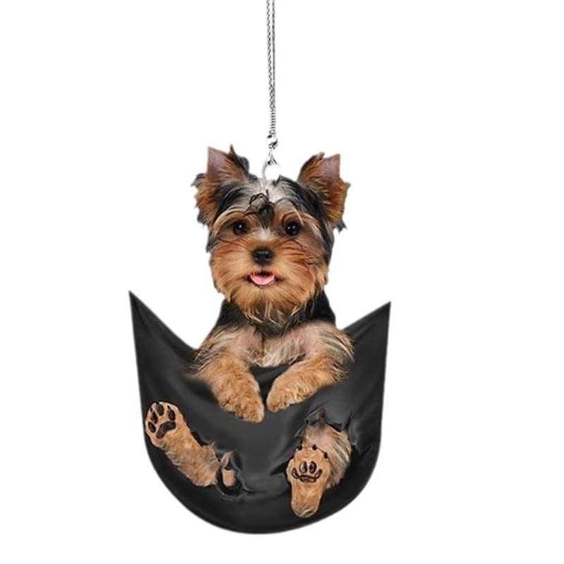 Cute Cat Design Car Hanging Decoration For Home Office And Car Rearview Mirror