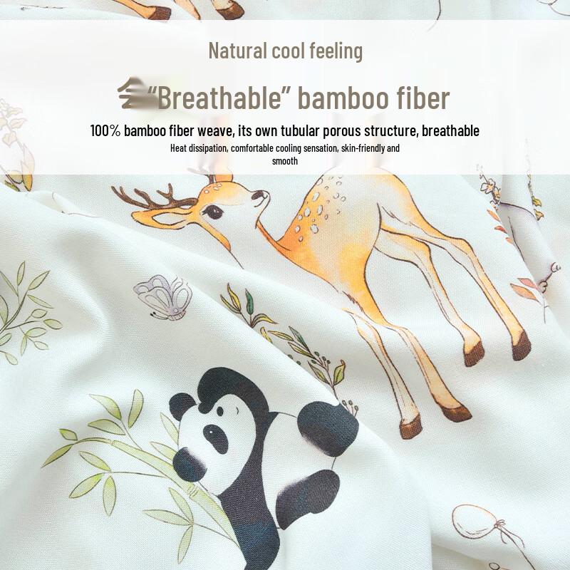 GPPNKC Baby Bamboo Fiber Summer Cooling Blanket