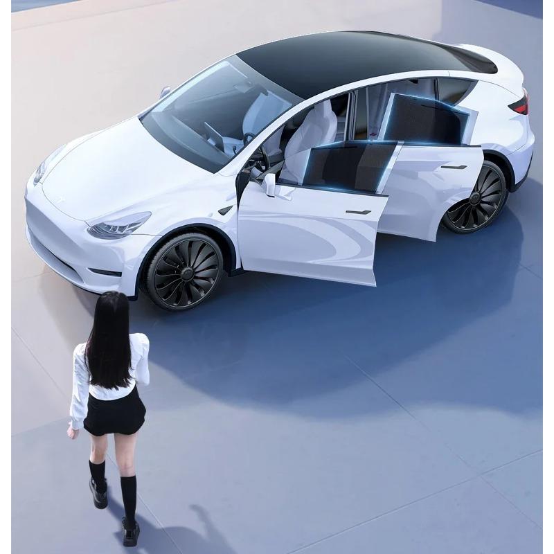 For Tesla Model 3 / Y Car Side Window Sunshade Sun Visor  Windshield Privacy Window Shield Screen Accessories