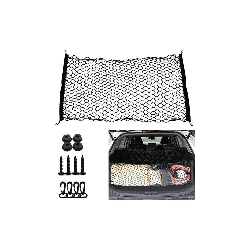Car Trunk Net, Cargo Net, Trunk Net, 43.3 x 23.6 inches (110 x 60