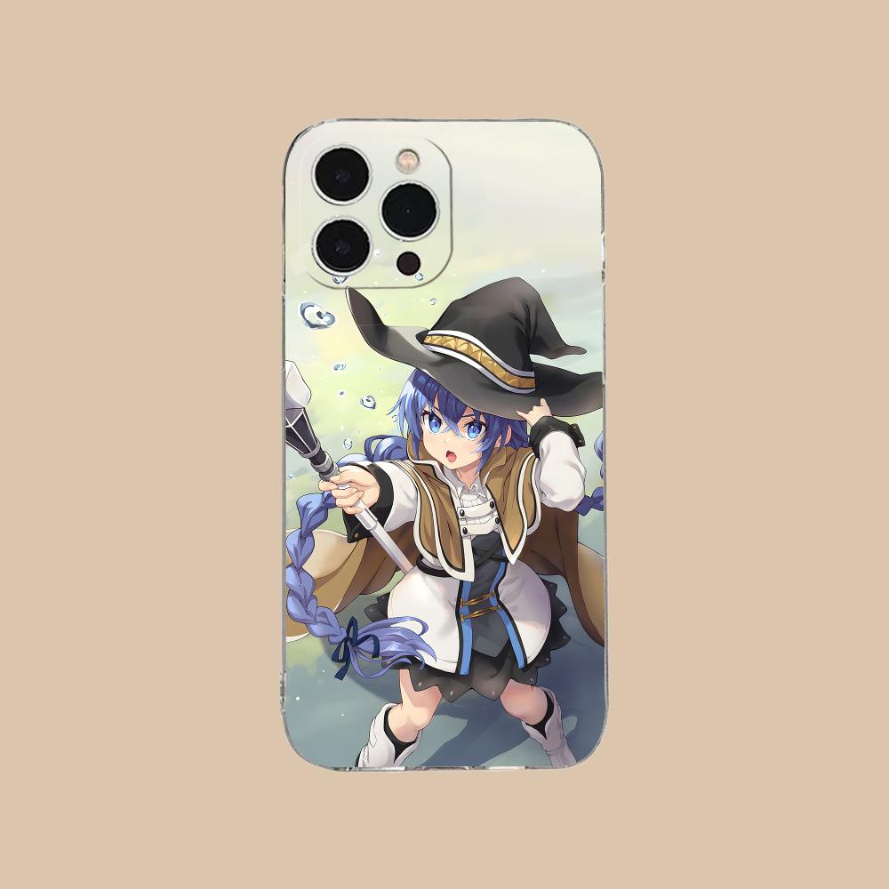 Mushoku Tensei Roxy Mobile Phone Case for iPhone 17 16 15 14 13 12 11 X XR XS Air Pro Max Plus Mini Clear Colorful Cover Luxury