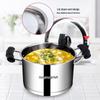 ZISIZ 18CM 304 Stainless Steel Soup Pot