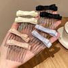 Ribbon Bowknot Hair Comb for Girl Hairpin Comb Hairclip Barrettes for Women Side Bangs Sweet Hair Styling Tool