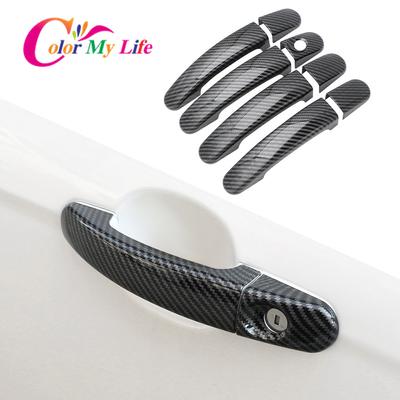 Cubierta Protectora de Manija de Puerta de ABS para Ford Focus 2 3 MK3 MK2 ST Pegatina para Manijas de Puerta de Coche