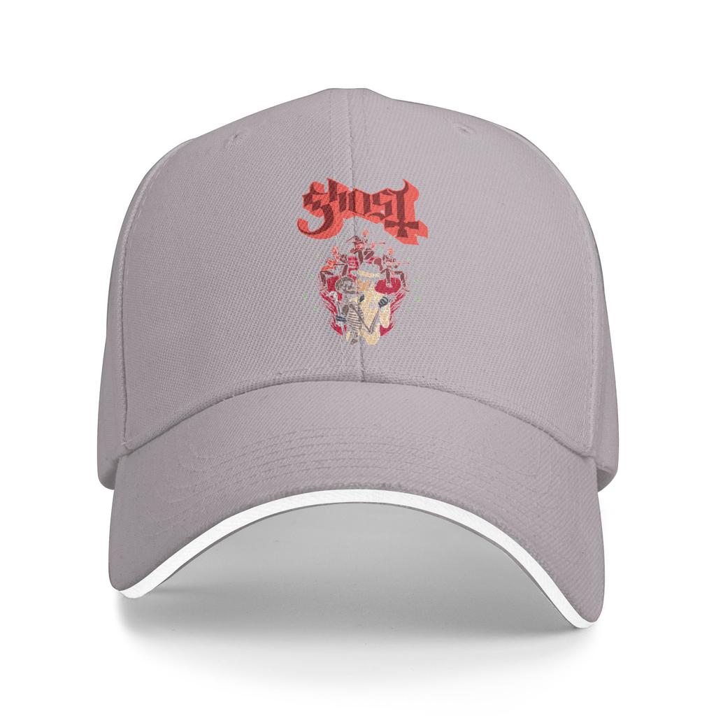 Ghost Band Valentine's Day Flower Heart Skull Casual Baseball Cap  Hiking Fishing Trucker Hat Summer Sun Visor Unisex Snapback Cap