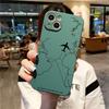 Travel-nspired Airplane Route Design Phone Case For iPhone 15 Pro Max 14 13 12 11 16 XS X XR 7 8 Plus SE Shockproof Soft Cover