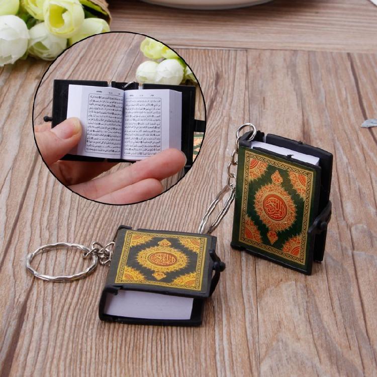 Mini Quran In Arabic Keyring Keychain Muslim Ramadan Gift for Handbag Decoration
