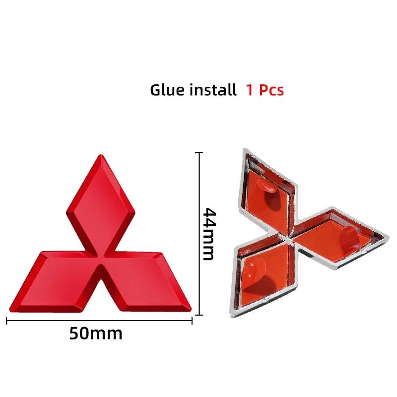 1pcs Car ABS Car Steering Wheel Center Stickers for Mitsubishi Lancer EX Galant ASX Outlander Pajero Eclipse Badge Accessories