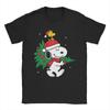 Snoopys Christmas 2025 Snow Winter Tshirt Unisex Women T Shirts Tee Snoopys Marry Christmas Graphic Tshirt Clothing Cotton