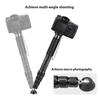 Anti Slip 3/8 Thread Camera Tripod Feet Adjustable Angle Aluminum Silicone Base For Stable DSLR Support