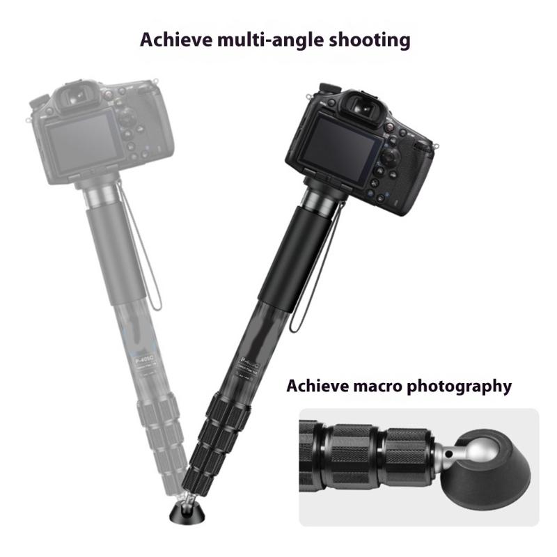 Anti Slip 3/8 Thread Camera Tripod Feet Adjustable Angle Aluminum Silicone Base For Stable DSLR Support