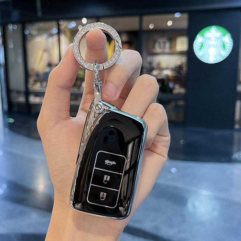 TPU Car Key Case Cover For Lexus RX350 NX300 Es300h Rx450h GS300 GX470 IS250 ES350 GX460 Nx300h Is300h Auto Keychain Accessories