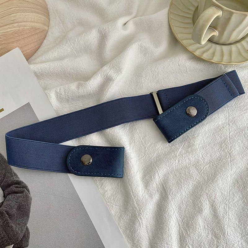 New adjustable elastic belt—an invisible, buckle-free belt for women and men; easy to wear with jeans, trousers, or dresses.