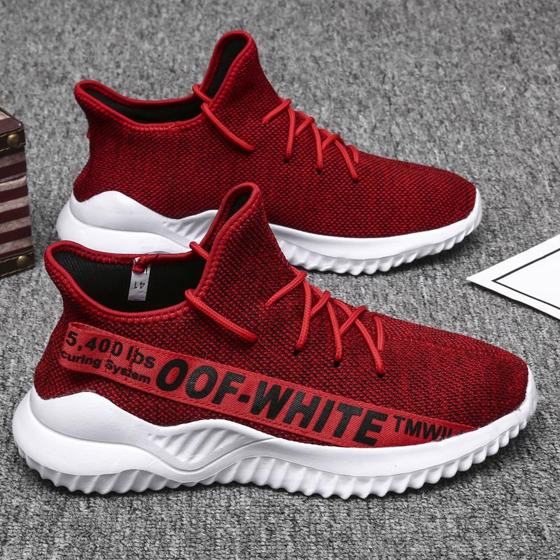 

Men s Casual Sports Walking Shoes Breathable Fitness Running Shoes Plus Size Fashionable Thick Soled Flat Tennis Men s Shoes 38