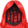 CaseEden Cosplay Curly Crimson WIG4404 Wig, Long, Hair, Red, Red,