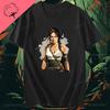 Tomb Raider Lara Croft Unisex High Quality Printed Cotton T Shirt Street Style Short Sleeve Cool Game Enthusiast Daily Top